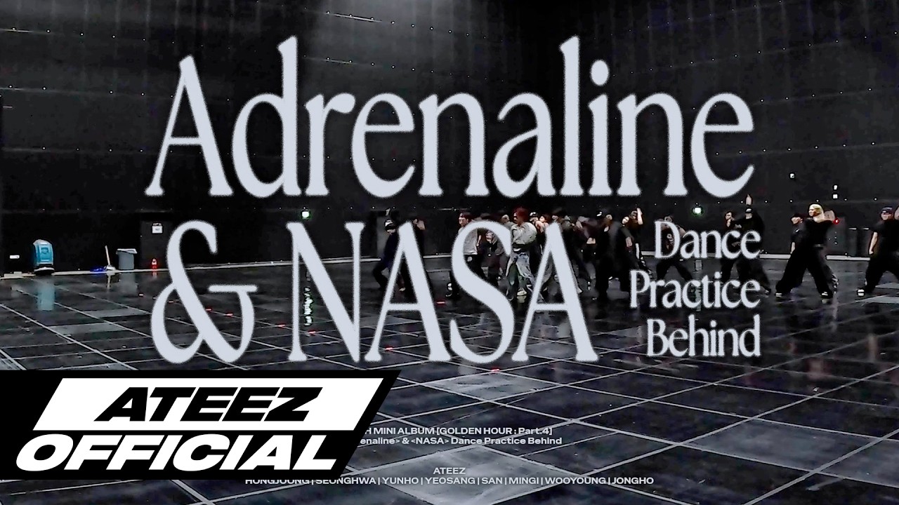 ATEEZ(에이티즈) - 'Adrenaline' & 'NASA' Dance Practice Behind