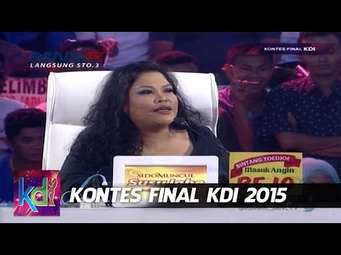 Komentar Juri Baref " Trenggalek " dan Azizah " Maumere " Kontes Final KDI 2015 (8/5)