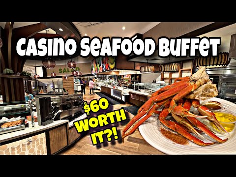 $60 Seafood Buffet at Hard Rock Atlantic City — Is It Worth It? 🦀