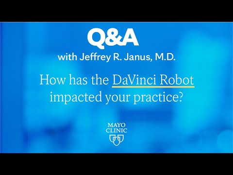 How has the DaVinci Robot impacted your practice?