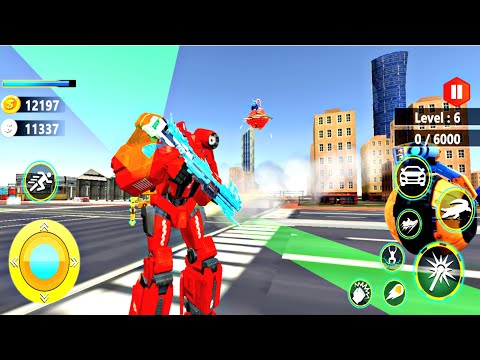 Multi Animal Robot Transforming Cat Robot Car-Crocodile Robot Bicycle-Android Gameplay AGTV