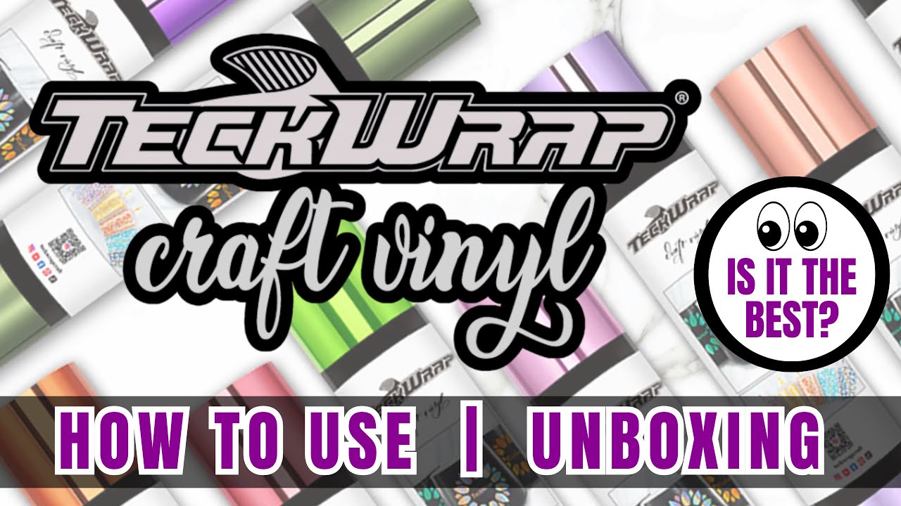 *REVIEW* | (TeckWrap Craft Vinyl) | How to use TeckWrap Vinyl #teckwrap #vinylcraft