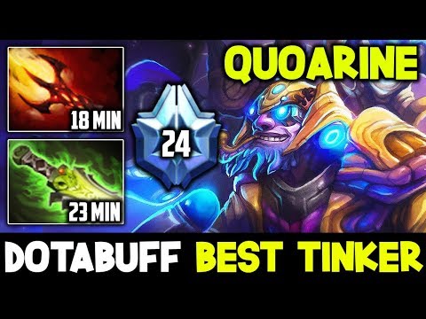 Dotabuff Top Tinker Quoarine The Killing Machine - 25 Min 37 Kills Dota 2