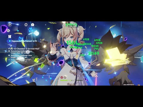 2 Minutes of Pain w/ only Nahida & Barbara on Abyss Floor 12, Chamber 3 | Genshin Impact