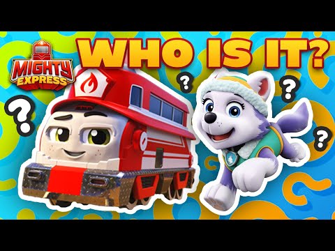 Name That Train! Mighty Express Trains + PAW Patrol Pups Guessing Game! #3 - Mighty Express Official
