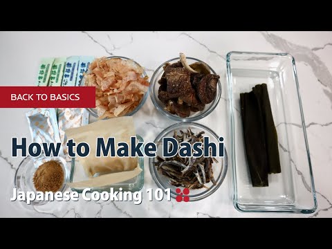 Back to Basics: How to make Dashi - Japanese Cooking 101