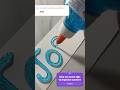 ❤️ 💙 🥰 Josh your name Glue lettering num 670, #shorts , #trendingshorts , #viralshorts