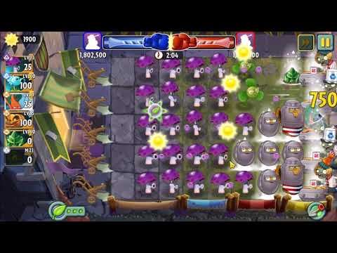 PVZ2 - ARENA SCAREDY-SHROOM TOURNAMENT | 10 MILLION