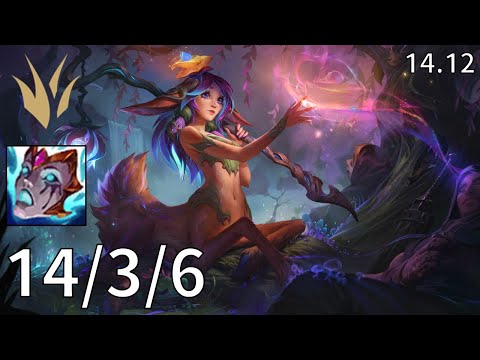 Lillia Jungle vs Kindred - EUW Challenger | Patch 14.12