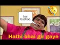 Hathi Bhai Gir Gaye Hathi Bhai Funny Video TMKOC Funny Video