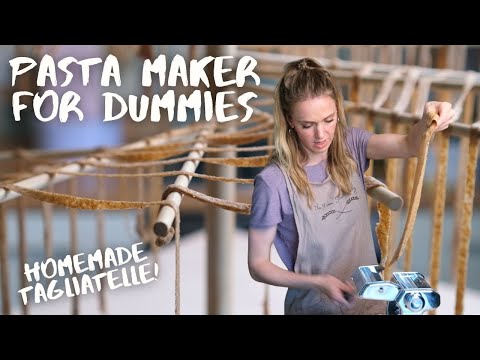 Pasta Maker For Dummies - how to easily make tagliatelle!