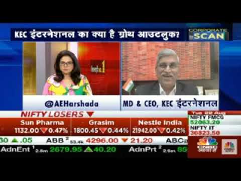 Vimal Kejriwal, MD & CEO, KEC speaks to CNBC Awaaz on new orders