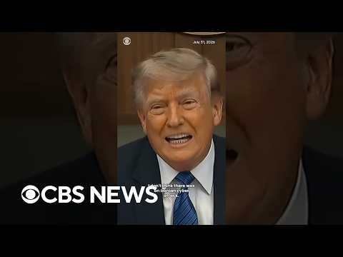Trump blames Minnesota, not Iran, for cyberattack on its own water systems #shorts
