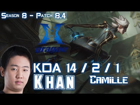 KZ Khan CAMILLE vs VLADIMIR Top - Patch 8.4 KR Ranked