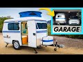 STAND UP CAMPER That Fits In Garage: Meerkat Trailer Tour