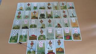 Rundumblick mit den Lenormandkarten mit Zeitangaben - Die große Tafel
