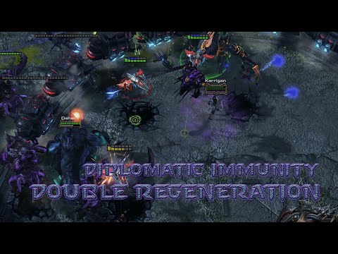 STARCRAFT 2 COOP MUTATION | DIPLOMATIC IMMUNITY | DEHAKA & KERRIGAN | DOUBLE REGENERATION