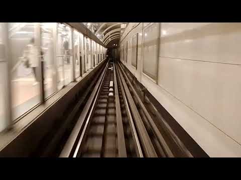 Cab ride d'un MP14CA n°20 ligne 14 RATP entre chatelet à bercy