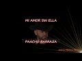 Pancho Barraza Mi amor sin ella LETRA