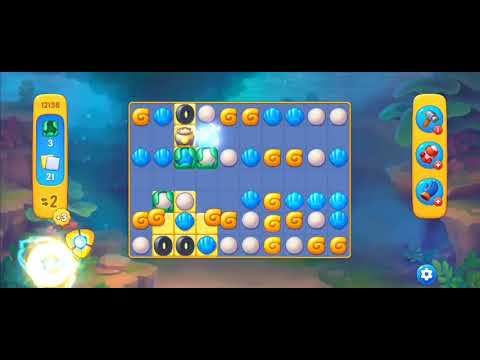 Fishdom Easy Level 12136 (with full seashell) @choraelmin