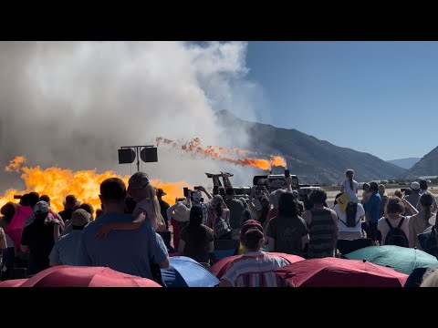 SHOCKWAVE Jet Truck One Week Before Crash - Warriors Over the Wasatch Air Show