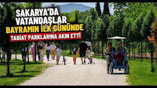 Vatandaşlar Bayramın İlk Gününde Tabiat Parklarına Akın Etti
