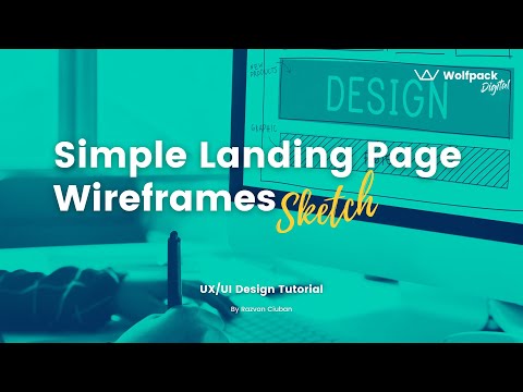 How to Create Simple Landing Page Wireframes using Sketch