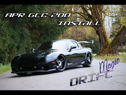 APR GTC-200 Wing Install w/ Risers | RX-7 FD3S