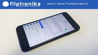 Iphone 7 / Iphone 7 Plus Battery Yellow Fix - Fliptroniks.com