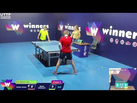 Yurkov Artem vs Skyba Aleksandr. WINners CUP Table Tennis 8 03.12.2020 12:15