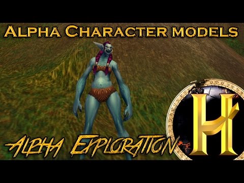Wow Alpha Exploration - Alpha Character Models
