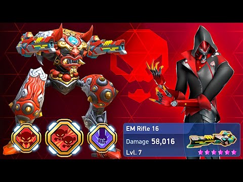 Tengu with EM Rifle 16 - Mech Arena