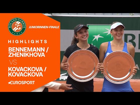 Bennemann/Zhenikhova - Kovackova/Kovackova | Highlights (German) | Final | Junior Doubles French ...