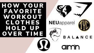 HOW YOUR FAVORITE GYM CLOTHES HOLD UP OVER TIME | Gymshark, Alphalete, Balance Athletica, Lululemon