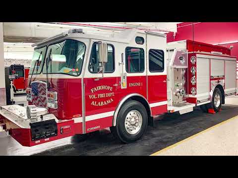 Walk Around of Fairhope (AL) Volunteer Fire Department's Custom Pumper - SO143501