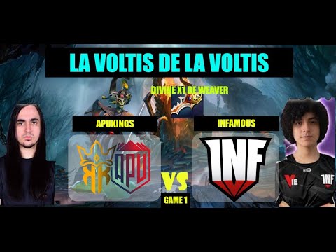 Infamous U.Esports vs Apu King of Kings GAME 1 [ES] DPC SA 2021/22 Tour 1 Regional Finals -