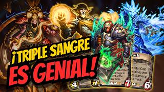 ¡TRIPLE RUNAS de SANGRE Está MUY DIVERTIDO! Ah, y Vyranoth xD | Hearthstone