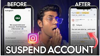 😱 Instagram Suspended Account Recovery 2026 | we suspended your account instagra