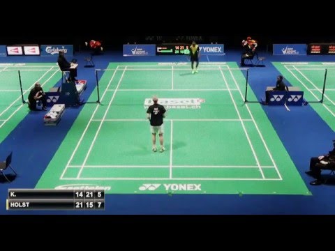 R16 2015 Swiss Open Badminton Srikanth Kidambi vs Emil Holst