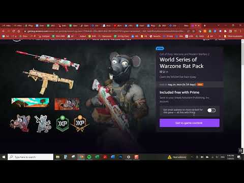 Claim your FREE "Cheesy" Rat Pack operator skin in #warzone through Amazon Gaming!