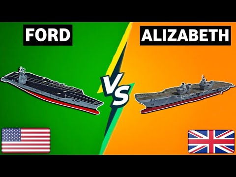 HMS Queen Elizabeth VS USS Gerald R Ford Carrier