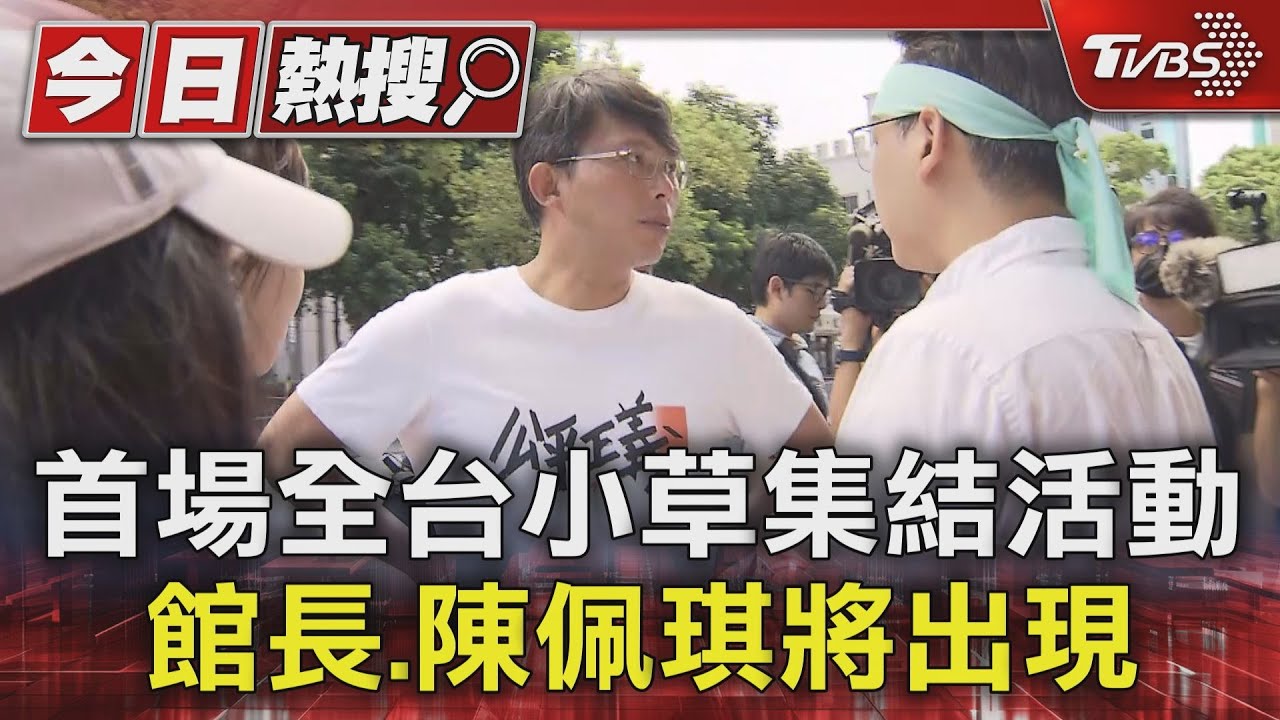 首場全台小草集結活動 館長、陳佩琪將出現