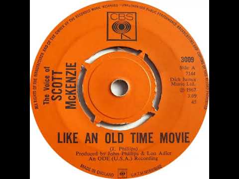 UK New Entry 1967 (259) Scott McKenzie - Like An Old Time Movie