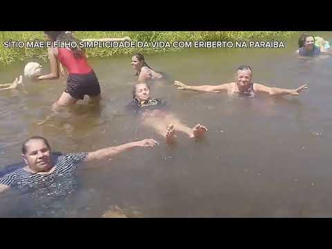 MAIS UM VÍDEO EM SÃO DOMINGOS DO CARIRI NA PARAÍBA GRAVEI EU TOMANDO BANHO NO RIO PARAÍBA