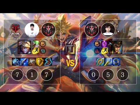 BRB Hena Ezreal vs DWG Nuclear Cassiopeia Bot - KR GrandMaster Patch 10.10
