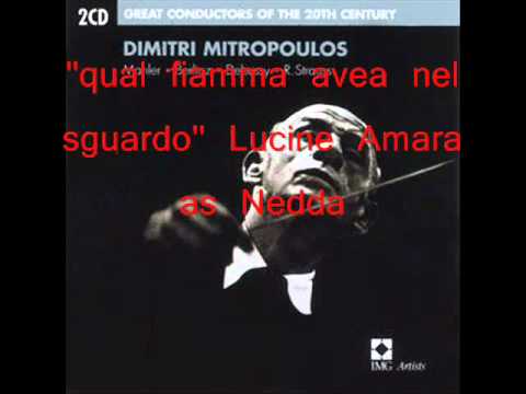 6 Qual Fiamma aveaI Pagliacci Lucine Amara LIVE 1959Lucine Amara ,Mario Del Monaco, Dimitri Mitropoulos