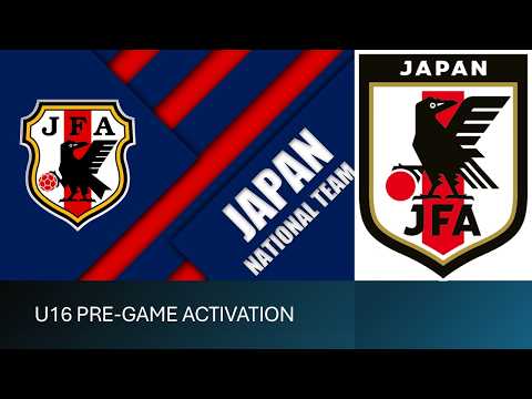 Japan U16 national Team, warm up
