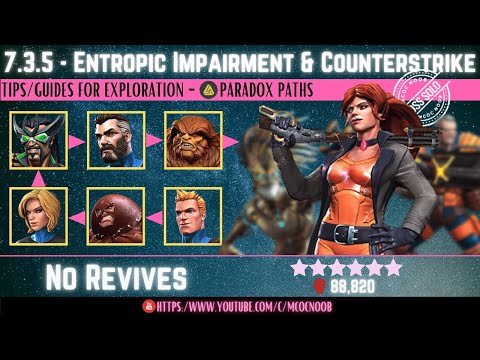 MCOC: Act 7.3.5 - Paradox, Counterstrike, Entropic Impairment & Quantum Safeguard - Elsa Bloodstone