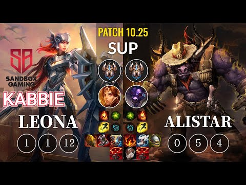 SB Kabbie Leona vs Alistar Sup - KR Patch 10.25
