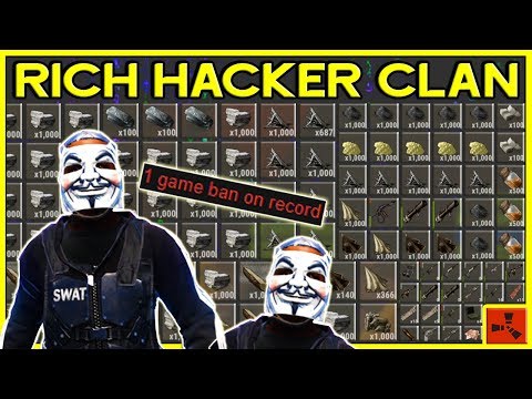 Rust RAiDiNG HACKER CLAN - Evicting RICH CHEATERS for PROFIT (Rust Raids)